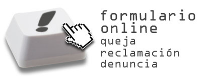 Acceso al formulario para efectuar quejas/reclamaciones/denuncias